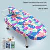 Compact Folding Ironing Board with Mini Iron Pad and Clothes Rack