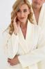 Long Unisex Bathrobe, Thin Pockets, 100% Cotton, Quick-Drying, M