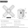 King Kong Folding Leaf UFO LED Bulb E27 Screw Lamp for Home and Garage