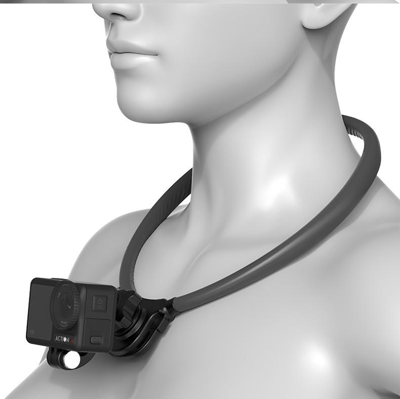 Hals- und Brusthalterung für Sportkameras und Mobiltelefone - Kompatibel mit GoPro, Actionkameras, Insta360