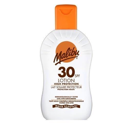 Malibu Lotion Solaire Résistante À l'Eau SPF 30 200ml