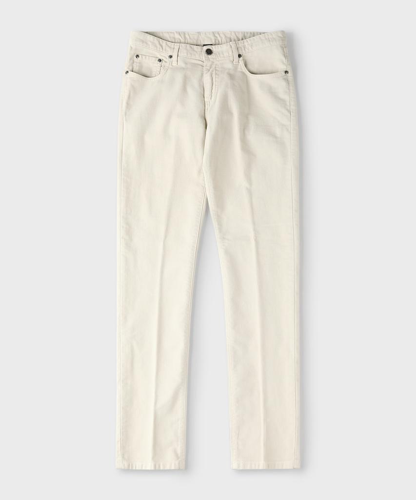 PANICALE Ivory Regular Fit Classic Cotton Pants