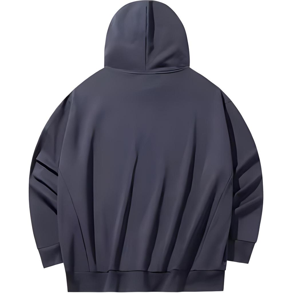 Anta Olympic Culture Series Loose Hooded Pullover Long Sleeve Sweatshirt Men sweatshirt Wax-Gray 152438719-2