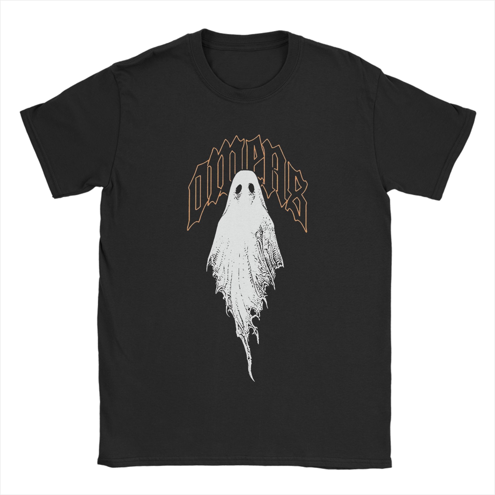

Мужские женские футболки Bad Omens Ghost Забавные футболки С коротким рукавом Футболки Топы с круглым вырезом Вечеринка S