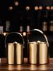 3L Stainless Steel Double-Layer Insulated Ice Bucket & Creative Beer/Wine Barrel Lunch Box