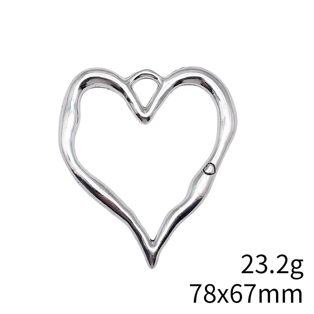 Christmas Decorations Charms Jewelry Gothic Style Peach Heart Charms Pendant Items Craft Pendants