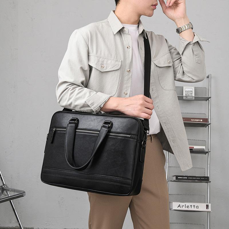 TS JYL laptop bag,Men Laptop Handbag Crossbody Large Document Gift Bag