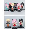 Spy Family Loid Anya Yor Anime Character Model Ornament Set For Display And Gift