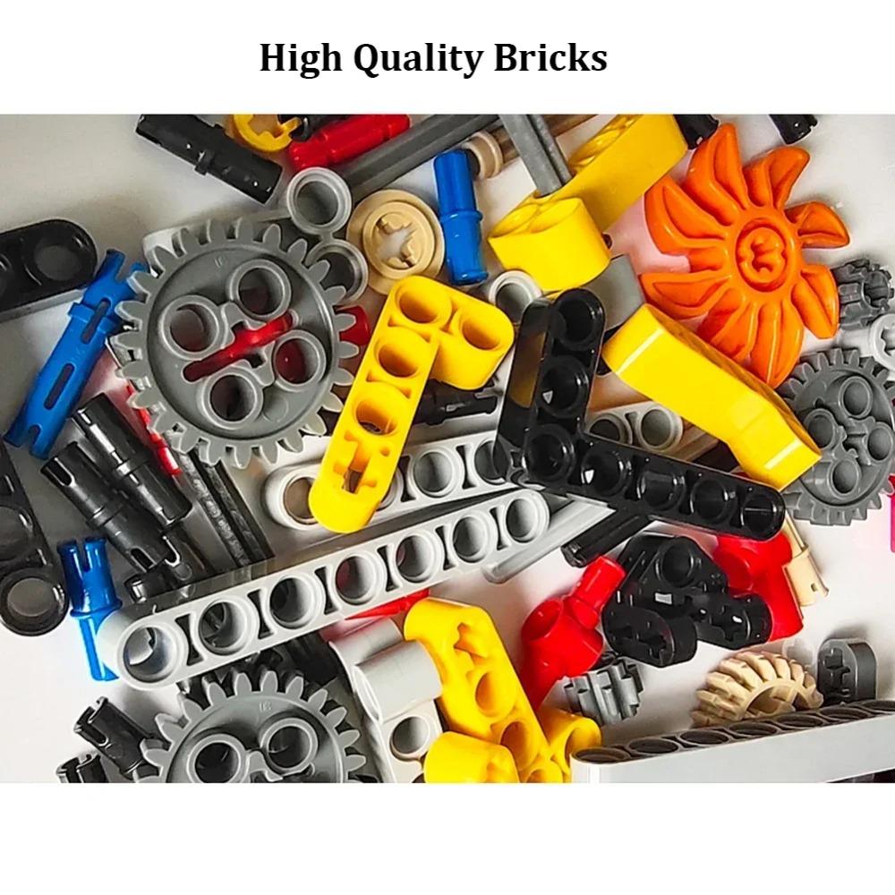 4WD RC Car Chassis Electric Drive Climbing Car Off-Road Technical with Suspension Shocks 8CH APP Remote Control MOC PF 8882 8878