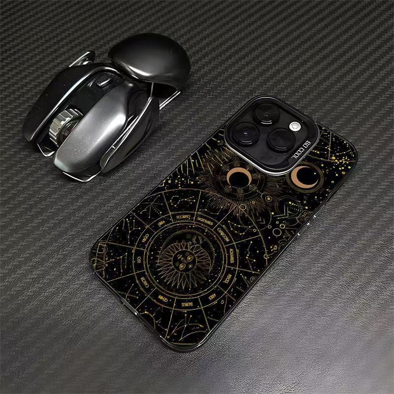 Constellation Compass Phone Case for iPhone 12-17: Stylish & Fun