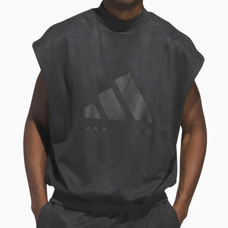 adidas THE 2024 COLLECTION Sweatshirts Unisex Charcoal Black Half Turtleneck Moderate Other IN7702