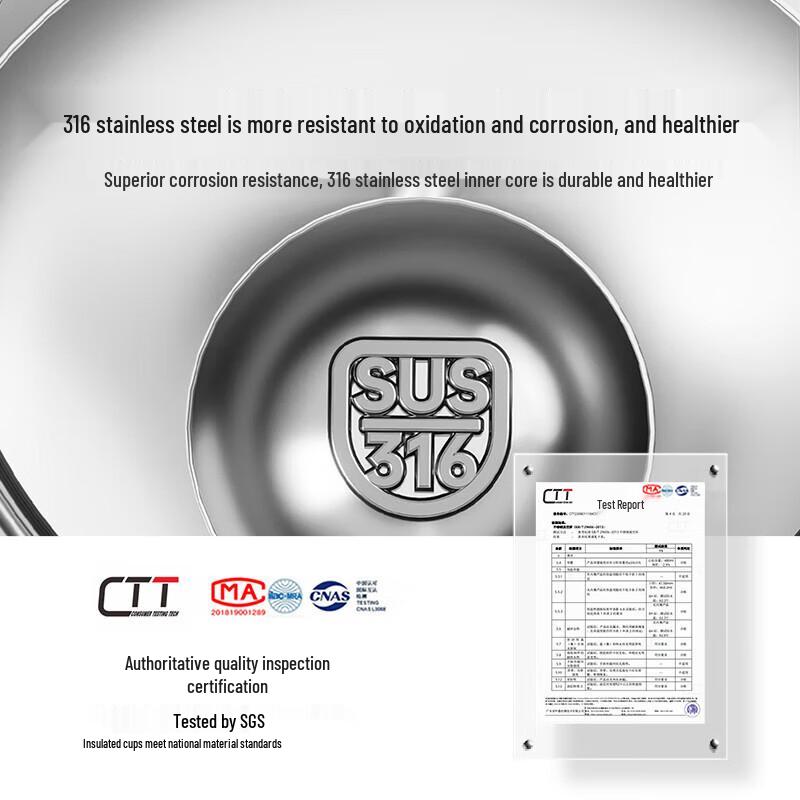 Yeehoo 316 Stainless Steel Insulated Kids Water Bottle