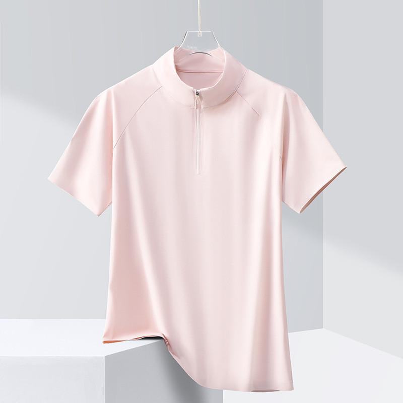 Polo Shirt Men Women Ice Silk Summer Breathable Sport Tshirt For Running And Cycling