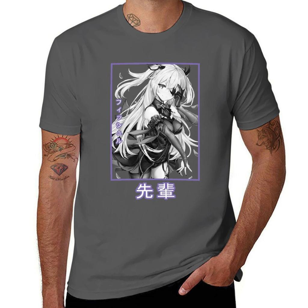 Fischl Tshirt Everyday Wear Basic Short Sleeve Top
