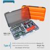Double-Sided Jewelry & Fishing Accessories Box: Earring, Lure, Spinner Storage