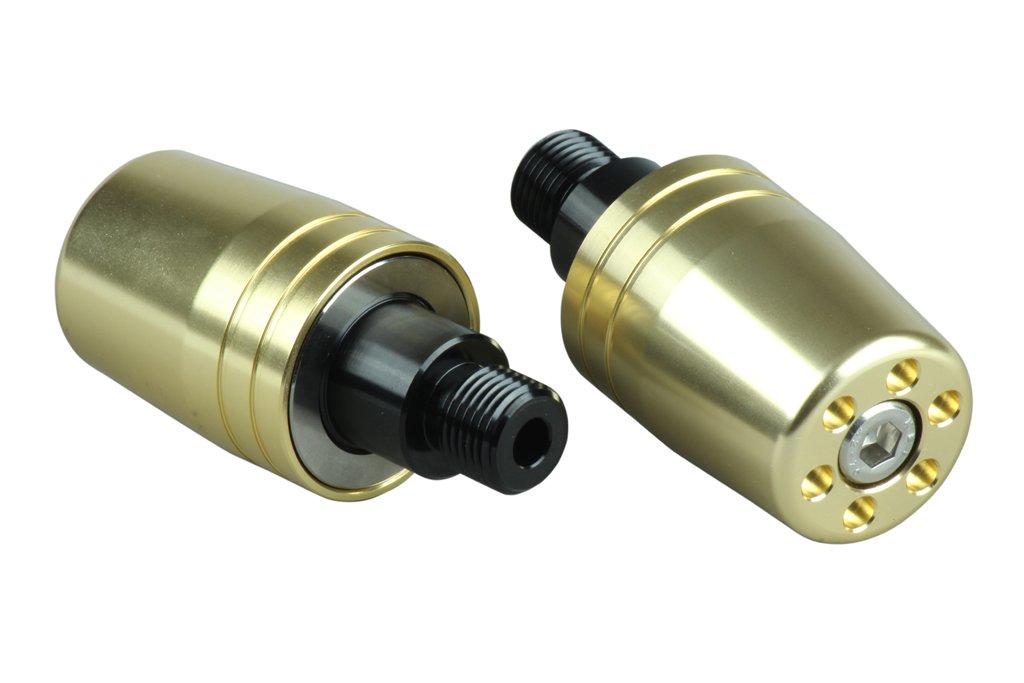 

POSH 031779-12 Торцевик руля для Yamaha M16 Yamaha Сверхтяжелый торцевик руля Шампань золото, 2 штуки золотой