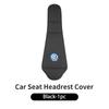 W19Car Seat Headrest Cover Leather Neck Pillow Protector Accessories For Volkswagen VW Golf 4 6 7 GTI Tiguan Passat B5 B6 B7 CC MK5