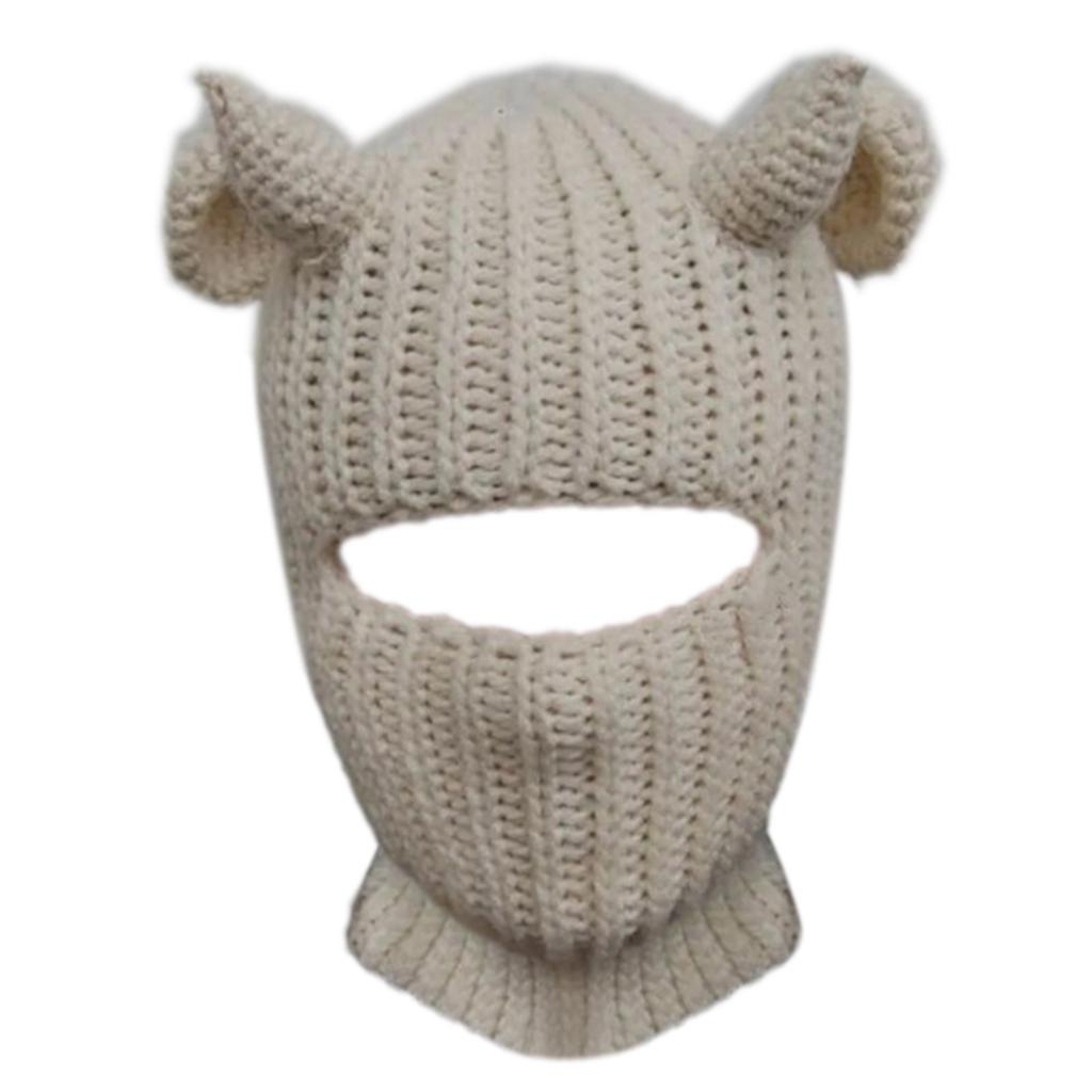 Winter Face Mask Ski Mask Warm Knitted Balaclava for Men Womens Windproof Face Cover for Outdoor Party