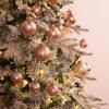 Valery Madelyn Christmas Christmas Set of Rose Christmas Tree Gorgeous Ornaments Ornaments, Luxurious, Large, 8cm, Nordic-Style Balls, 16, Gold,
