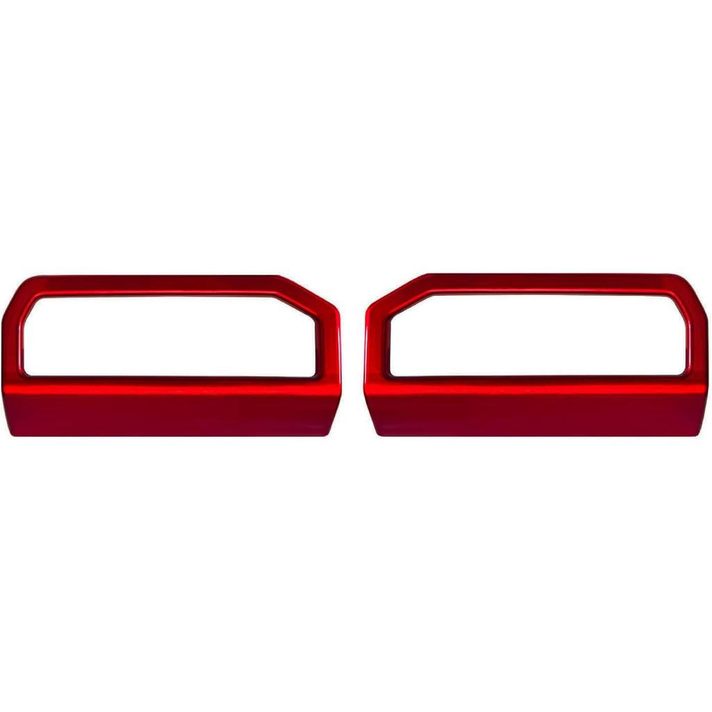 Dark Red Dashboard Air Vent Outlet Cover for Toyota Tacoma 2024 2025 and 4Runner 2025 Interior Accessories Center Console Side Frame Decor Trim Cover