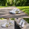 Nike V5 RNR Bianche Bright Citron Argento Metallico Scarpe da Ginnastica da Donna HQ7901-105