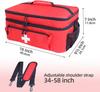 Empty First Aid Bag Medical Storage Bag Lightweight with Handles Gifts Bottle Organizer,Emergency Kits Organizer for Car