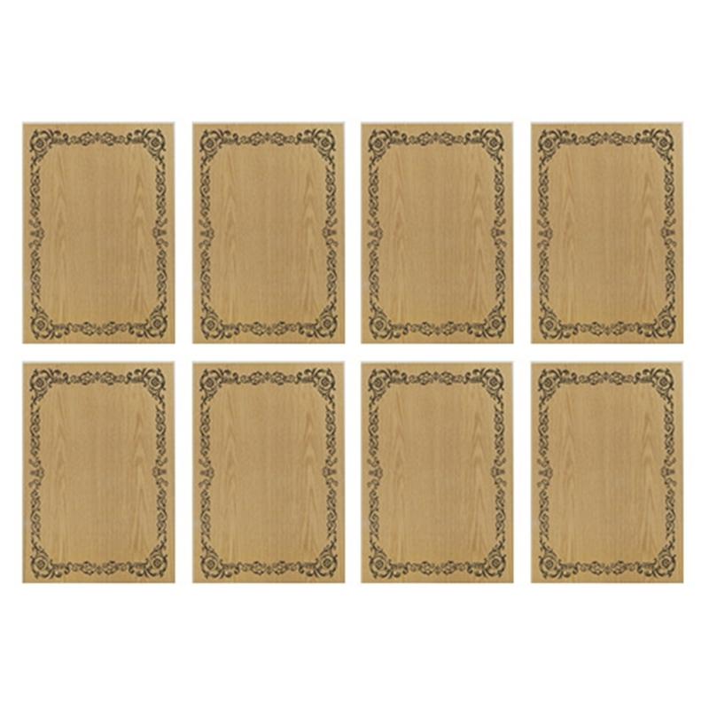 

8Pcs Vintage Kraft A5 Lined Letter Paper Retro Writing Paper for Home Office Poem Office Notes Stationery Paper