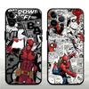 Marvel Comic Deadpool Fodral Telefonfodral för Apple iPhone 16 15 Pro 7 8 Air XR XS MAX 11 17 Pro Max 12 14 13