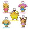 Hatayama Shoji Sanrio Mascot Pouch Gal 4 Pompompurin Mini Pouch with Ball Small Item Plush Pouch with Cute Character Bag 13cm In 63203959 Chain, Case,