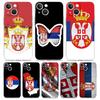 Phone Case For iPhone 17 Cases iPhone Air 16 15 12 13 14 Pro Max 7 8 Plus 16Pro iPhone11 Soft Cover Serbia Flag Badge