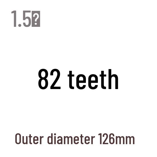 1,5M Modul Stirnrad, 13-120 Zähne, Stahl Zahnstange, 45 Stahl, Wärmebehandelt
