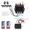 Universal 12V 24V 250A Winch Remote Contactor Winch Control Solenoid Relay Twin Wireless Remote Recovery For Car Jeep Motorcycle