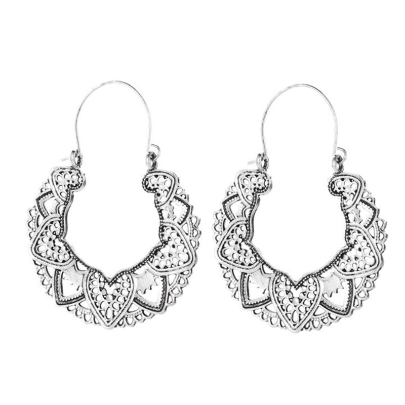 

Elegant Hollow Totem Earrings in Antique Gold for a Vintage Look Portable and Comfortable Designs for Everyday Wear