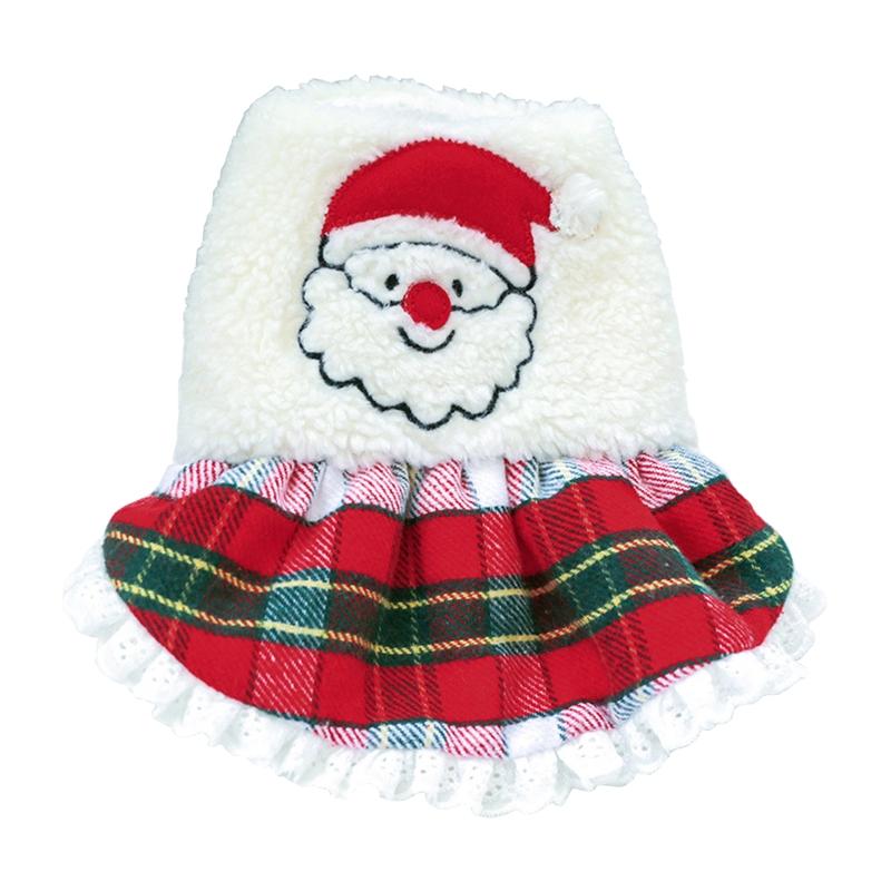 

Puppy Clothes Pet Apparel Doggie One-Piece Cats Clothing Red Green White L