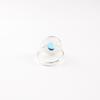 Swiss Blue Topaz Gemstone 925 Sterling Silver Jewelry Handmade Ring Gift For Mom RR-62-7