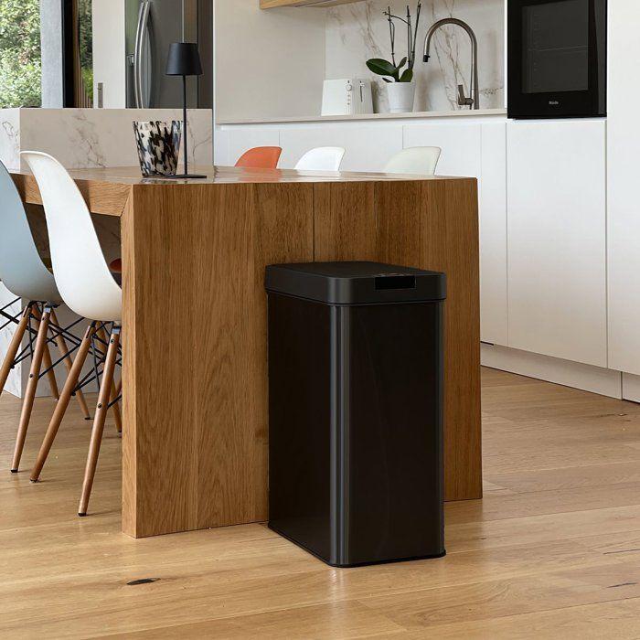 Automatischer Mülleimer - SILVERLAKE - 70 L - Mattschwarz - Kitchen Move