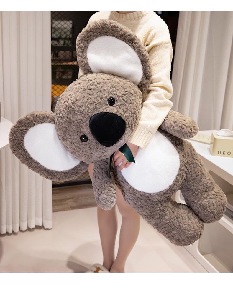 Large Adorable Koala Plush Toy - Sloth Doll Sleeping Hug Pillow for Girls