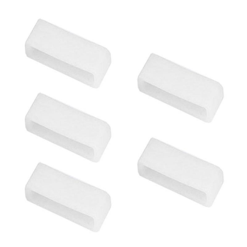 

5pcs Silicone Watch Strap Circlet for 22mm/24mm/26mm Width Watch Bands Secure Holder Rings Enjoy Comfort and Stability 22MM