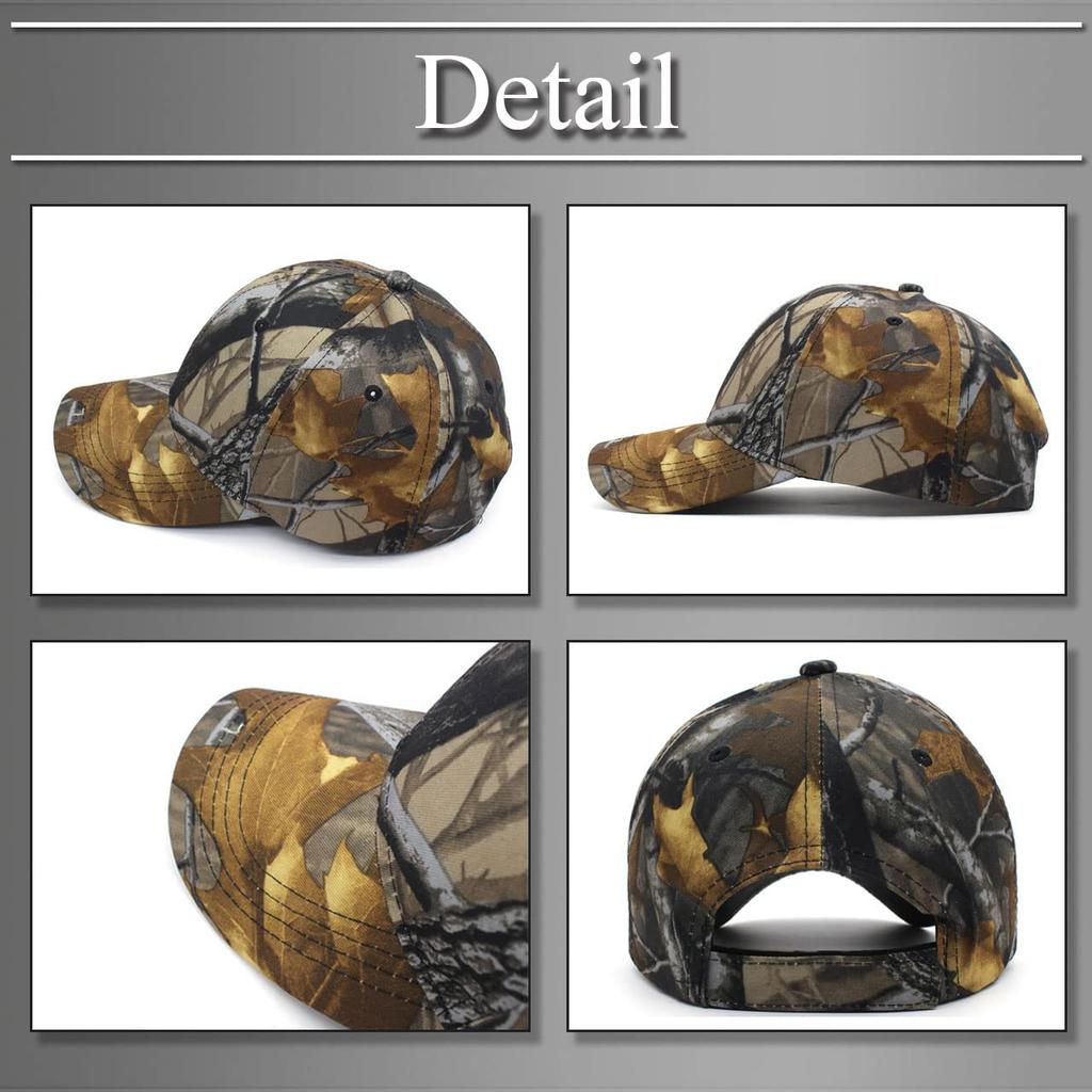 BUZZxSELECTION (Buzz Selection) Casual Outdoor Military Camouflage Hat, CAP169 (Black), for Men and Women