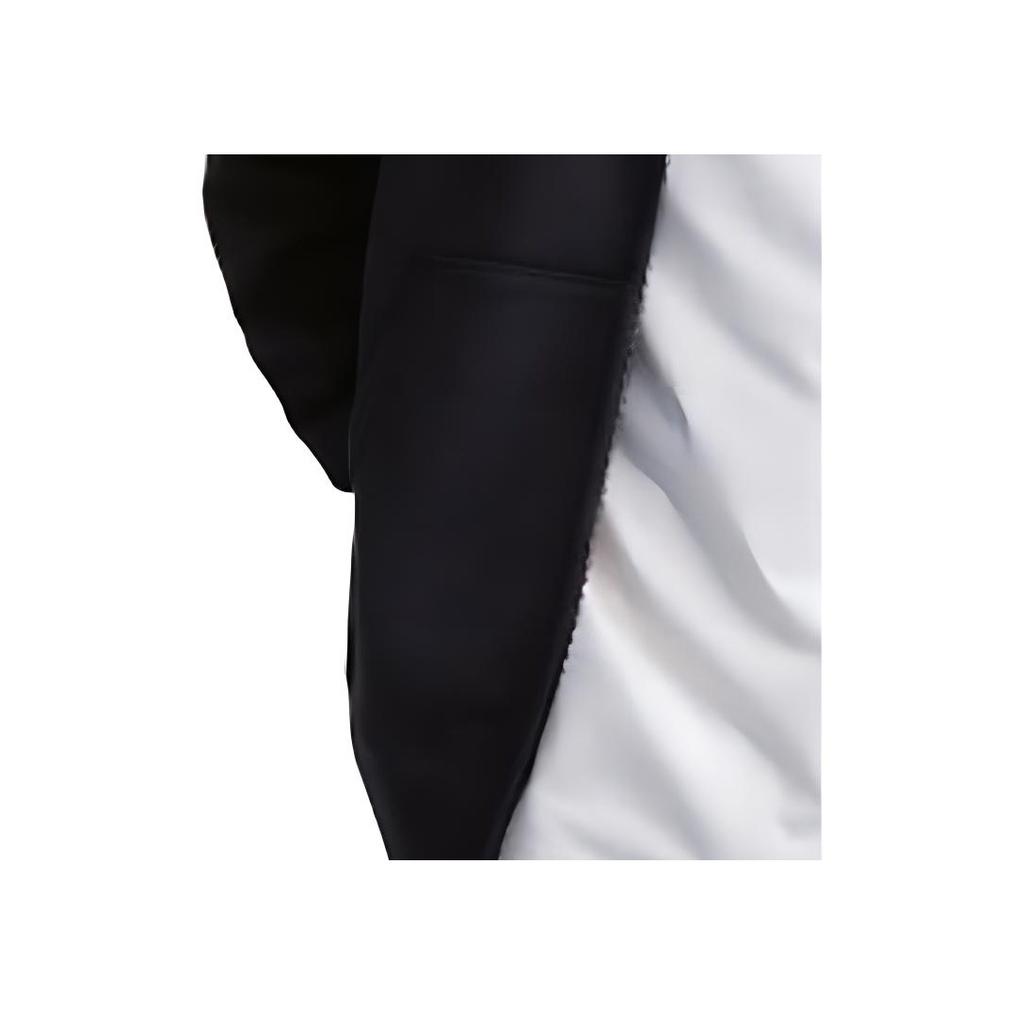 Uniqlo Solid Color Zipper Hooded Drawstring Cardigan Sweatshirt Unisex Sweatshirt Black 460324-09