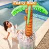 60'' Inflatable Palm Tree Cooler Beach Theme Celebration Pool Balloons Decorat Luau Hawaiian Birth Date Celebration Warm Season Drink Cooler