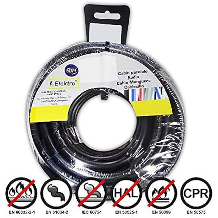 Enrouleur électrique - EDM - Malléable - Sans halogène - Rond - Intérieur