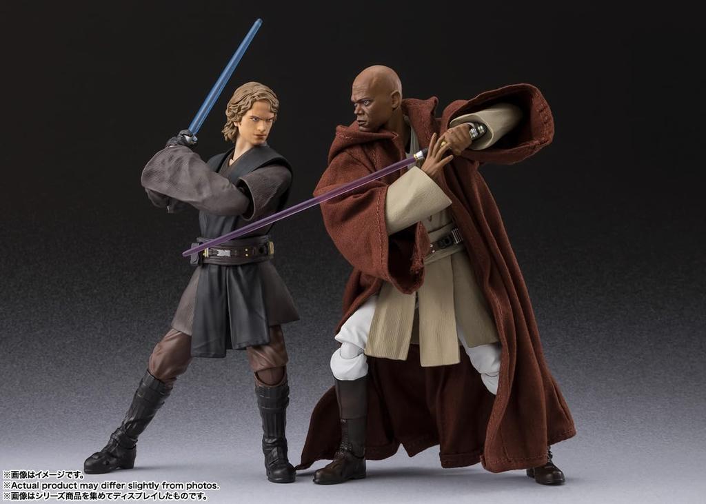 TAMASHII NATIONS Star Wars Episode Revenge of the Sith Mace Windu Revenge of the 150mm PVC ABS Fabric Painted Articulated Figure S.H.Figuarts III