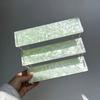 2 Pack Three-Level Acrylic Display Stand Water Ripple Design for Office Decoration Display Rack Purposes Crafts Toys Collectible