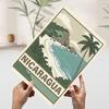 Nicaragua Beach Travel Tinplate Poster Customized Wall Art Vintage Retro Metal Signs for Decoration Garage Decorations Man Cave