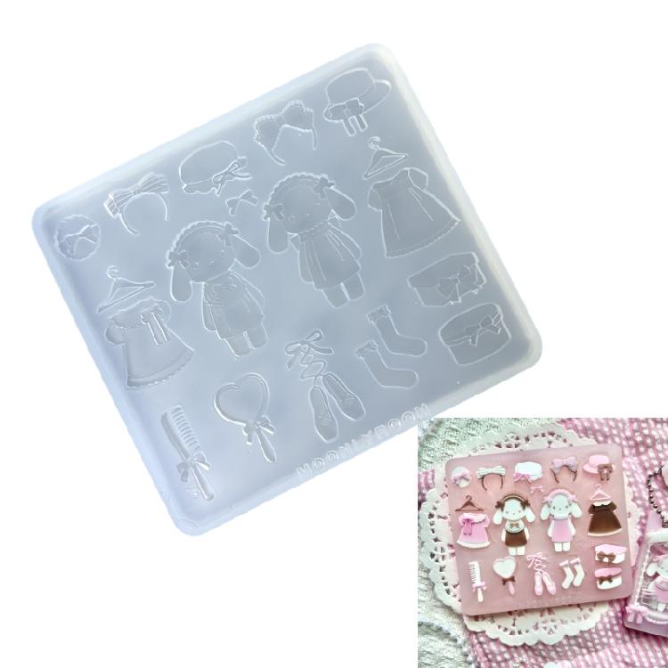 Easy To Clean Silicone Mold for Crafting Dripping Glues Crafts Mold Jewelry Mold for Jewelry Making and Artistic Project