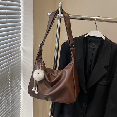 Simple Large-capacity Bag Women's New Fashion Versatile Casual Shoulder Bag Student Commuter Messenger Tote Bag