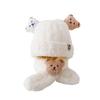 Premium Plush Baby Bear Hat & Scarf Set - Warm, Cute & Cozy Ear Protection for Autumn/Winter