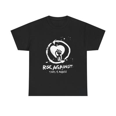 Rise Against T-shirt Rockband Grafisch punkrock Unisex Zwaar Katoenen T-shirt