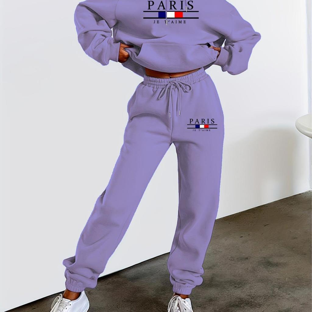 Hot-Selling Women's Casual Comfortable Hoodie Sweatshirt Set - Autumn Long Sleeve Sportswear